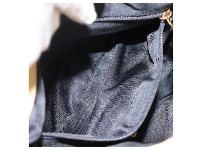 Borsa a mano LOEWE in pelle beige e oro autentica bs36826 D'oro - vista 11