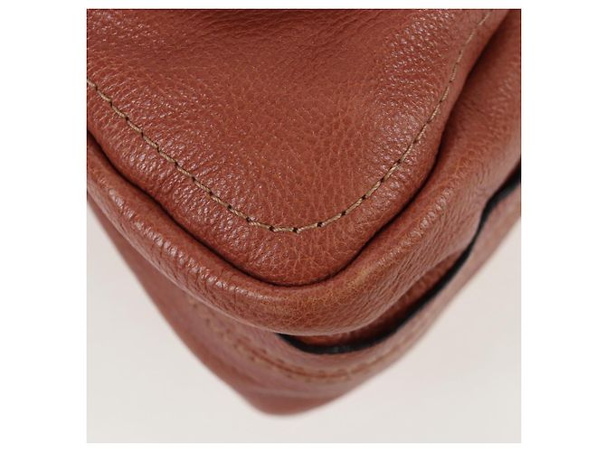 Chloé Borsa Chloe Paraty in pelle 2way Marrone Oro Auth 200955V D'oro - vista 14