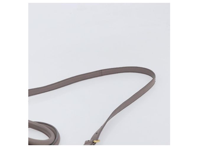 Borsa a mano Miu Miu Matelassé in pelle 2way Grigio Oro Auth 201882V Marrone D'oro - vista 10