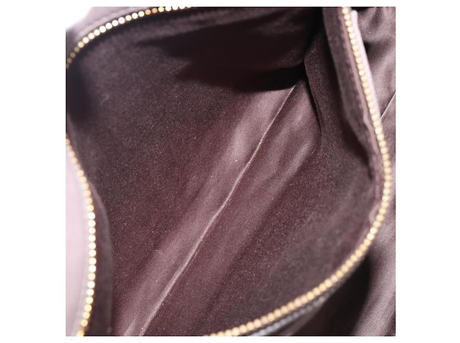 Borsa a mano Miu Miu Matelassé in pelle 2way Grigio Oro Auth 201882V Marrone D'oro - vista 23