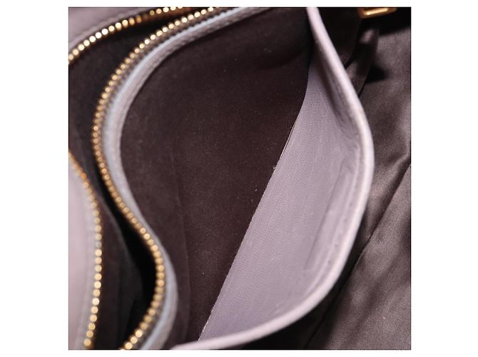 Borsa a mano Miu Miu Matelassé in pelle 2way Grigio Oro Auth 201882V Marrone D'oro - vista 24
