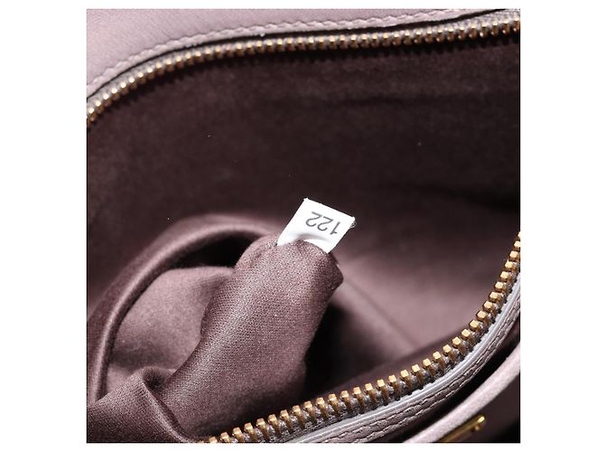 Borsa a mano Miu Miu Matelassé in pelle 2way Grigio Oro Auth 201882V Marrone D'oro - vista 25
