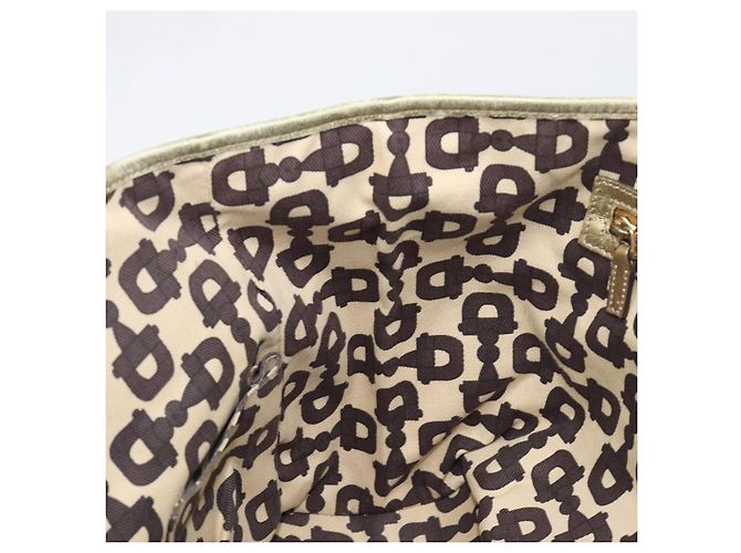 Borsa Tote GUCCI GG Canvas Beige e Tono Oro 137396 Auth 202117 - vista 18