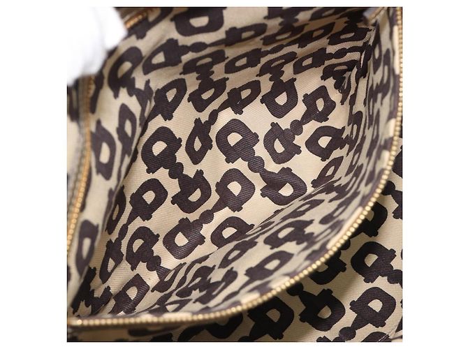 Borsa Tote GUCCI GG Canvas Beige e Tono Oro 137396 Auth 202117 - vista 20
