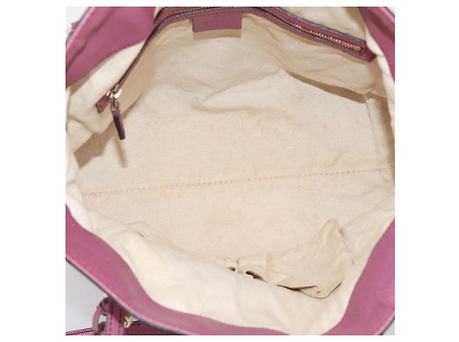 Borsa a mano GUCCI GG Canvas 2way Beige Gold 353120 Auth 200012 D'oro - vista 18