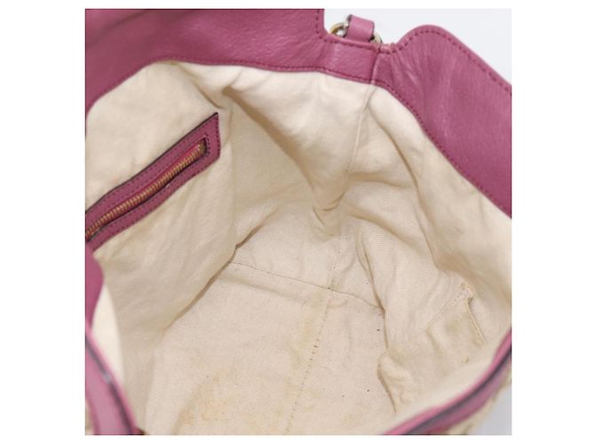 Borsa a mano GUCCI GG Canvas 2way Beige Gold 353120 Auth 200012 D'oro - vista 19