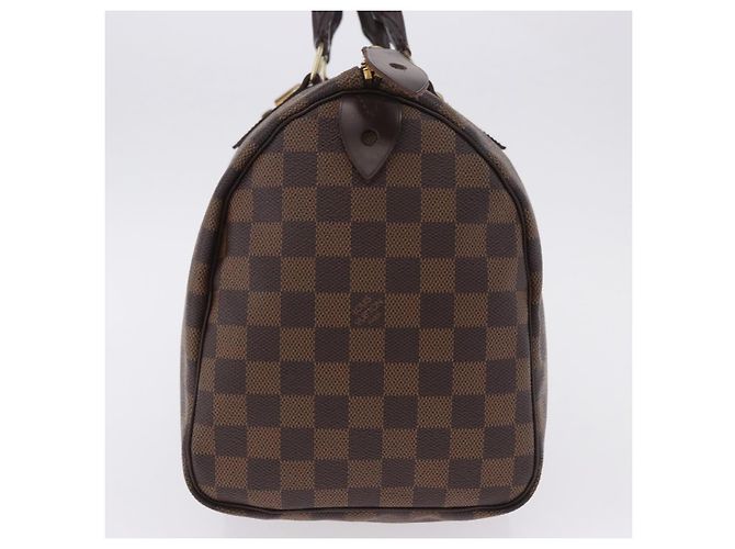 Borsa a mano LOUIS VUITTON Damier Ebene Speedy 30 N41364 LV Auth am12493V - vista 3