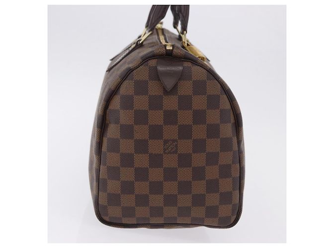 Borsa a mano LOUIS VUITTON Damier Ebene Speedy 30 N41364 LV Auth am12493V - vista 4