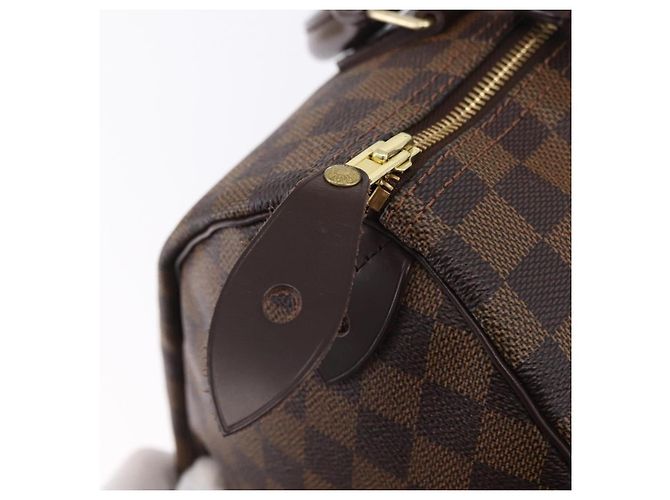 Borsa a mano LOUIS VUITTON Damier Ebene Speedy 30 N41364 LV Auth am12493V - vista 8