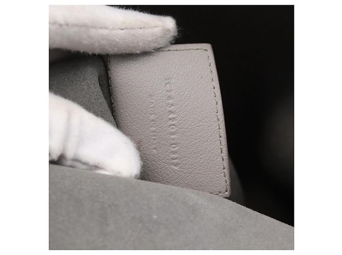 SAINT LAURENT Tote Bag aus Leder Grau Goldton Auth 202234 Braun - Ansicht 20