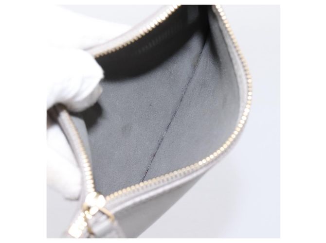 SAINT LAURENT Tote Bag aus Leder Grau Goldton Auth 202234 Braun - Ansicht 23