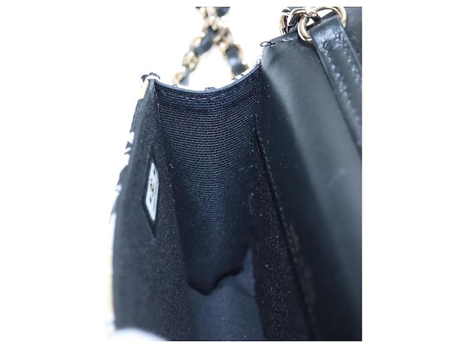 CHANEL Mini Matelasse Chain Shoulder Pouch Satin Beige Silver CC Auth 196975M Argento - vista 20