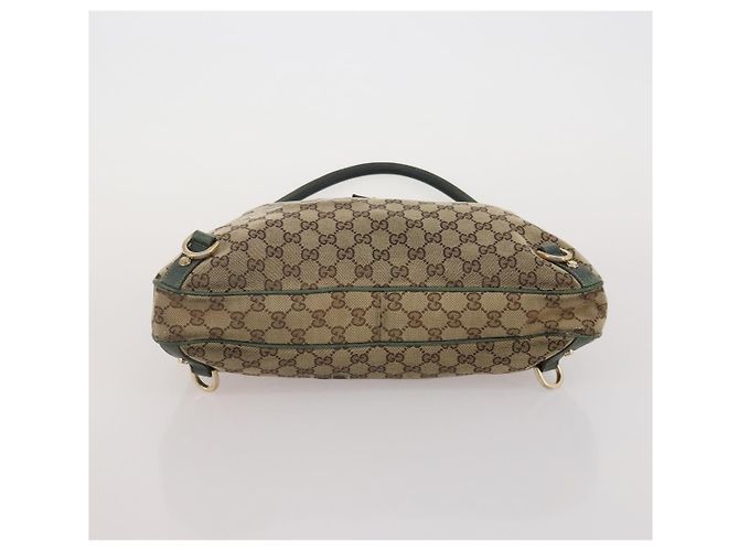 Borsa a mano GUCCI GG Canvas GG Supreme Web Sherry Line PVC Set di 3 Beige Auth 196165 - vista 22