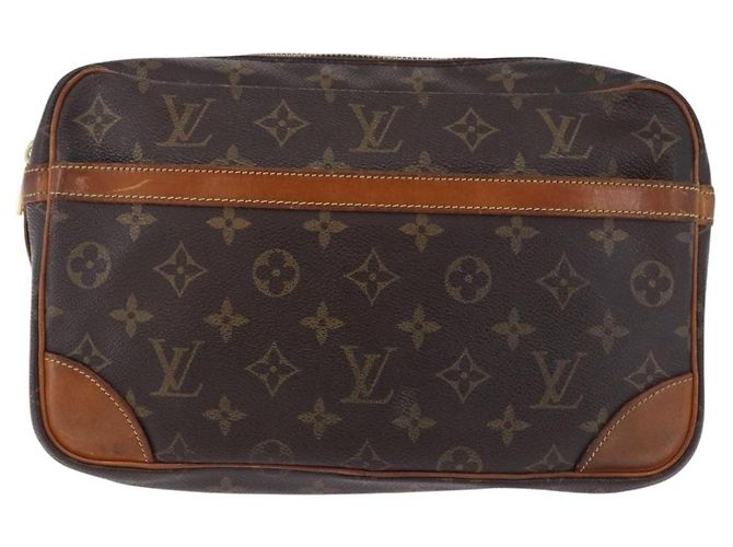 Borsa a Clutch LOUIS VUITTON Monogram Compiegne 28 M51845 LV Auth BA15480 Monogramma - vista 2