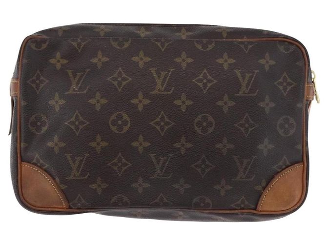 Borsa a Clutch LOUIS VUITTON Monogram Compiegne 28 M51845 LV Auth BA15480 Monogramma - vista 3