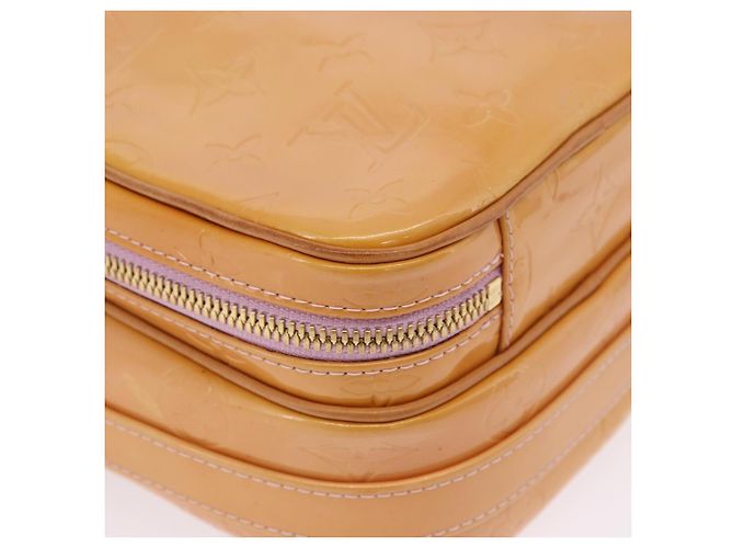 LOUIS VUITTON Sac à épaule Monogram Vernis Wooster Rose M91037 LV Auth 202148A Marron - vue 11
