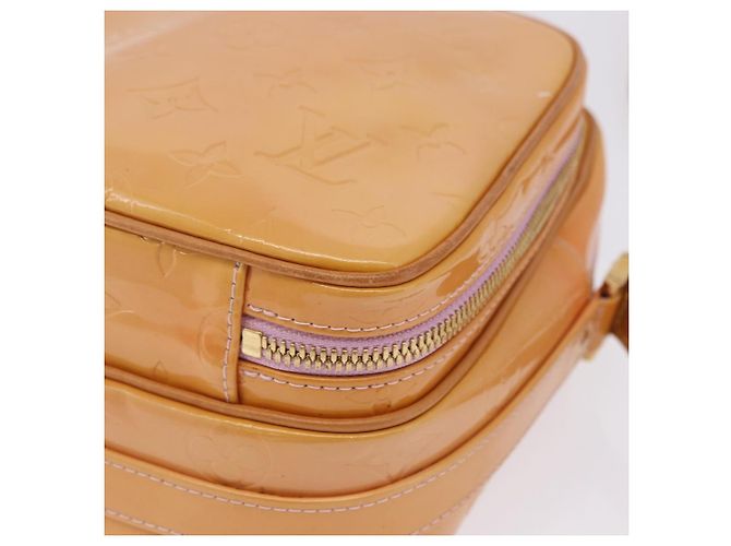 LOUIS VUITTON Sac à épaule Monogram Vernis Wooster Rose M91037 LV Auth 202148A Marron - vue 12