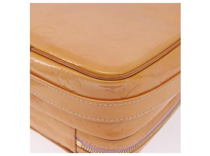 LOUIS VUITTON Sac à épaule Monogram Vernis Wooster Rose M91037 LV Auth 202148A Marron - vue 14