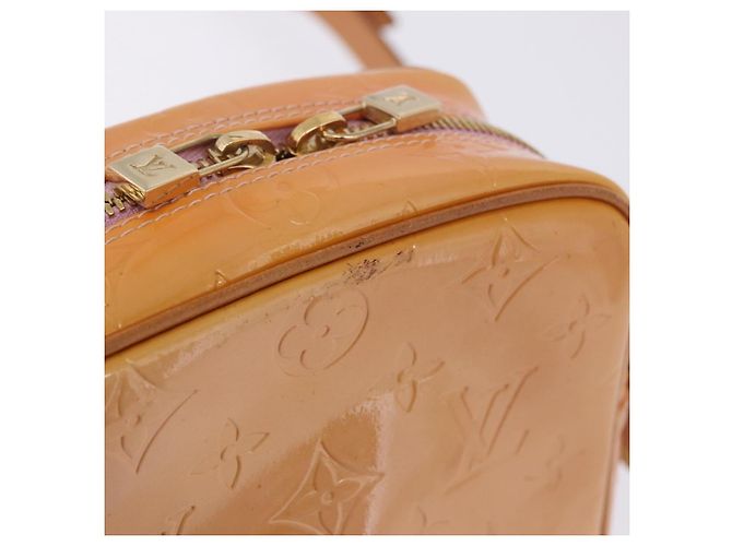 LOUIS VUITTON Sac à épaule Monogram Vernis Wooster Rose M91037 LV Auth 202148A Marron - vue 15