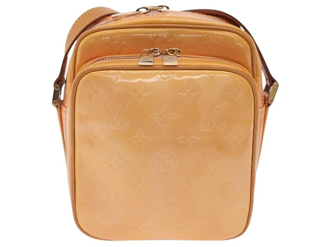 LOUIS VUITTON Sac à épaule Monogram Vernis Wooster Rose M91037 LV Auth 202148A Marron - vue 2