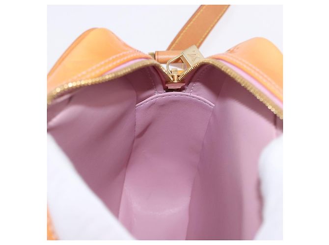LOUIS VUITTON Sac à épaule Monogram Vernis Wooster Rose M91037 LV Auth 202148A Marron - vue 20