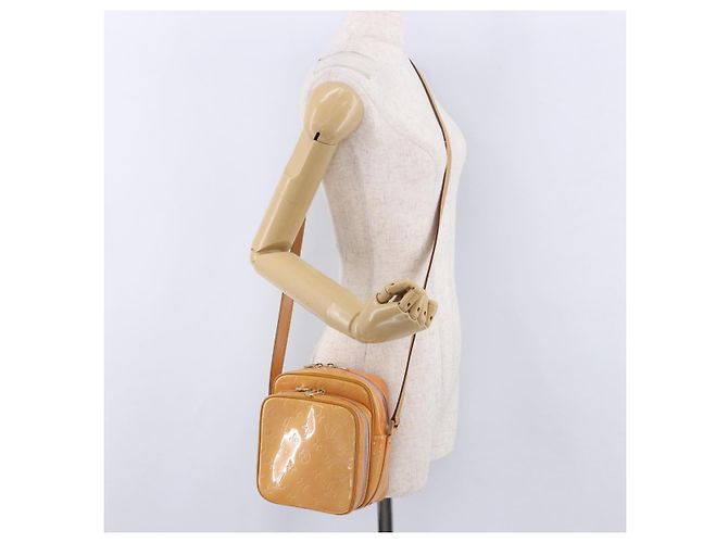 LOUIS VUITTON Sac à épaule Monogram Vernis Wooster Rose M91037 LV Auth 202148A Marron - vue 24