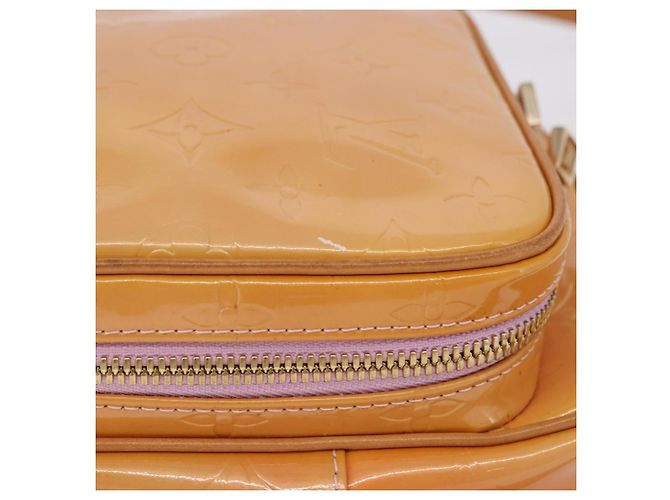LOUIS VUITTON Sac à épaule Monogram Vernis Wooster Rose M91037 LV Auth 202148A Marron - vue 5