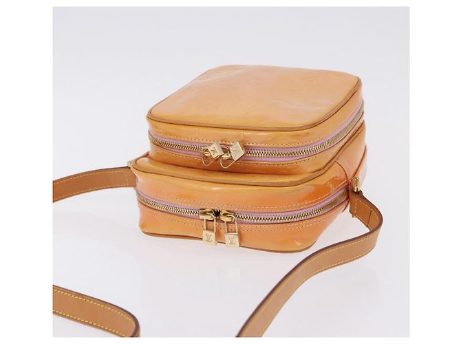 LOUIS VUITTON Sac à épaule Monogram Vernis Wooster Rose M91037 LV Auth 202148A Marron - vue 7