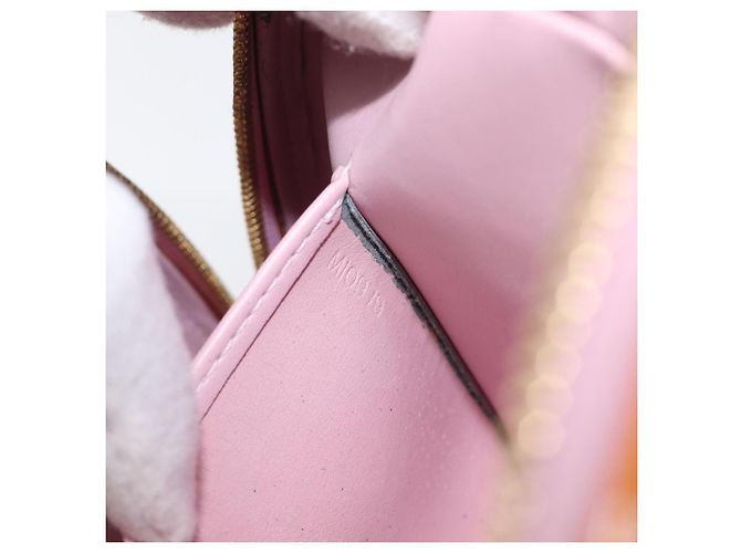 LOUIS VUITTON Monogram Vernis Marley Backpack Pink Rose M91039 LV Auth 200142 Marrone Rosa - vista 12