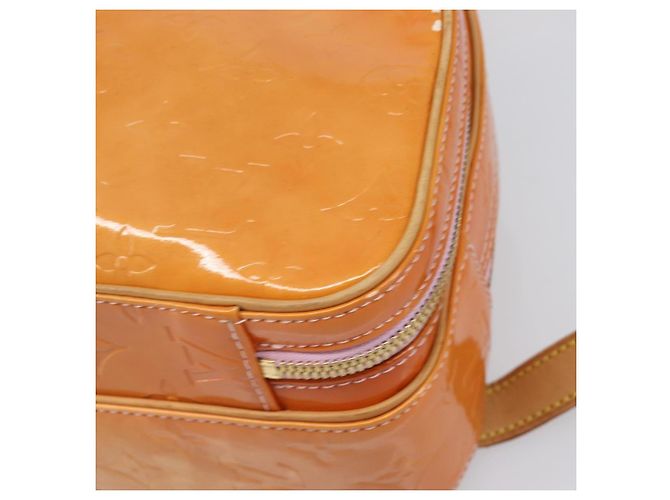 LOUIS VUITTON Monogram Vernis Marley Backpack Pink Rose M91039 LV Auth 200142 Marrone Rosa - vista 15