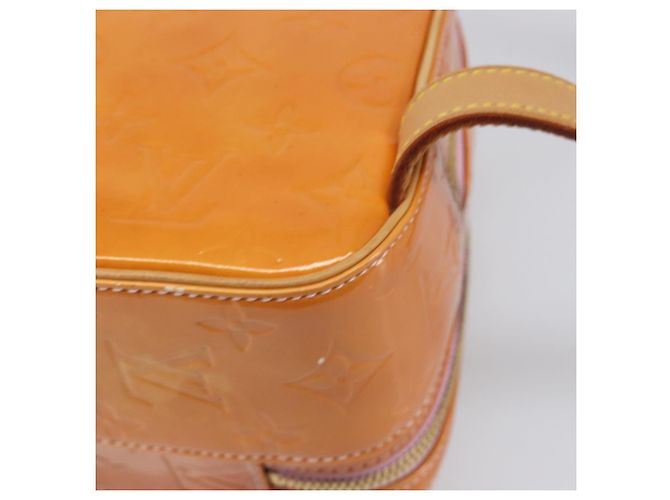 LOUIS VUITTON Monogram Vernis Marley Backpack Pink Rose M91039 LV Auth 200142 Marrone Rosa - vista 17