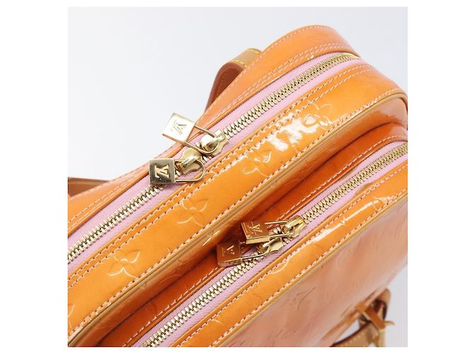 LOUIS VUITTON Monogram Vernis Marley Backpack Pink Rose M91039 LV Auth 200142 Marrone Rosa - vista 19