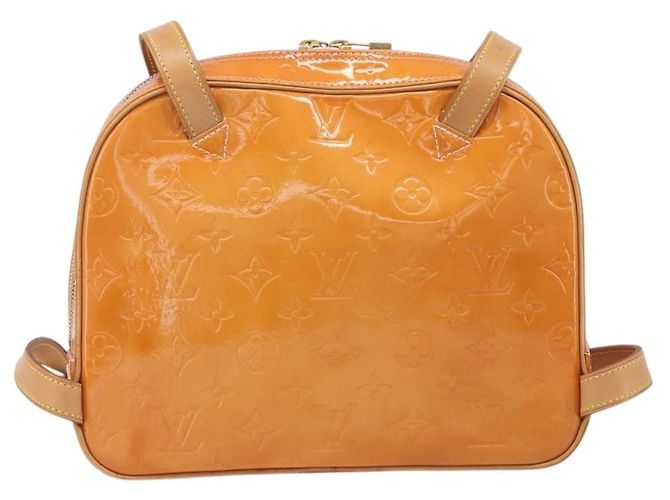 LOUIS VUITTON Monogram Vernis Marley Backpack Pink Rose M91039 LV Auth 200142 Marrone Rosa - vista 2