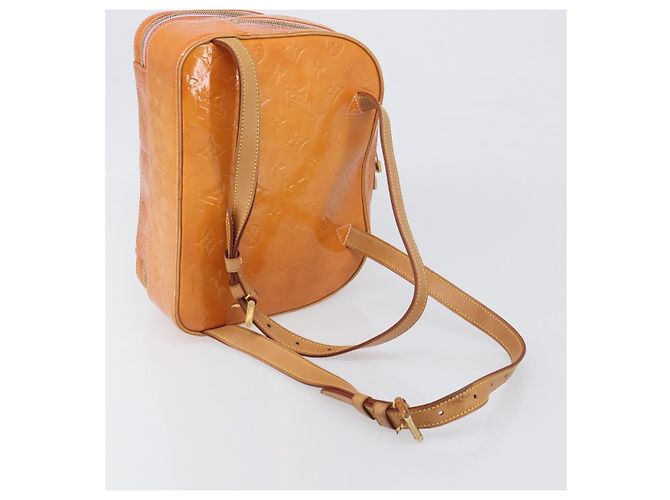 LOUIS VUITTON Monogram Vernis Marley Backpack Pink Rose M91039 LV Auth 200142 Marrone Rosa - vista 8