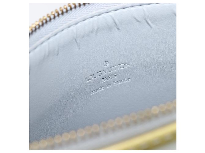 LOUIS VUITTON Monogram Vernis Motto Accessory Pouch Gris M91030 LV Auth 202054 - vista 18