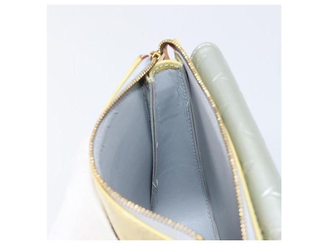 LOUIS VUITTON Monogram Vernis Motto Accessory Pouch Gris M91030 LV Auth 202054 - vista 19