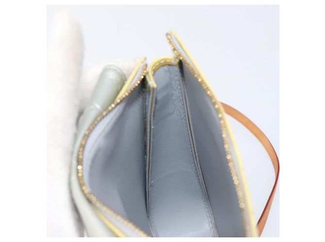 LOUIS VUITTON Monogram Vernis Motto Accessory Pouch Gris M91030 LV Auth 202054 - vista 20