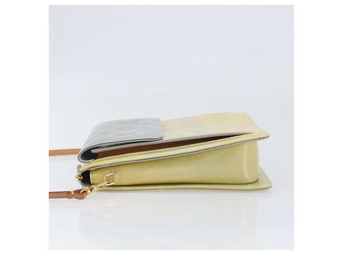LOUIS VUITTON Monogram Vernis Motto Accessory Pouch Gris M91030 LV Auth 202054 - vista 4