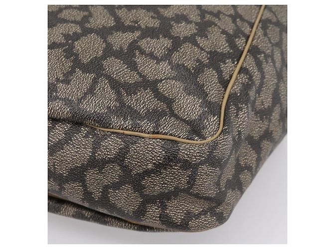 Borsa a tracolla SAINT LAURENT PVC Canvas Black Gold Auth bs36847 Nero D'oro - vista 11
