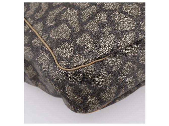 Borsa a tracolla SAINT LAURENT PVC Canvas Black Gold Auth bs36847 Nero D'oro - vista 12
