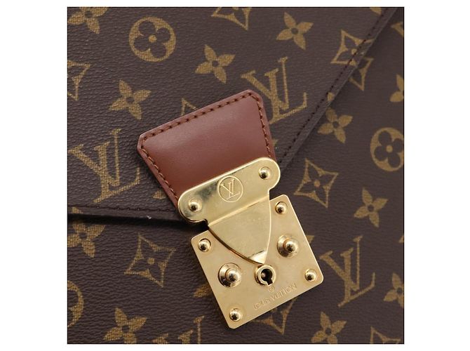 LOUIS VUITTON Monogram Porte Documents Bandouliere Bag M53338 LV Auth 202113A Monogramma - vista 19