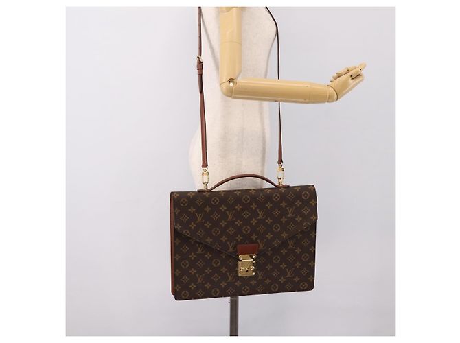 LOUIS VUITTON Monogram Porte Documents Bandouliere Bag M53338 LV Auth 202113A Monogramma - vista 25