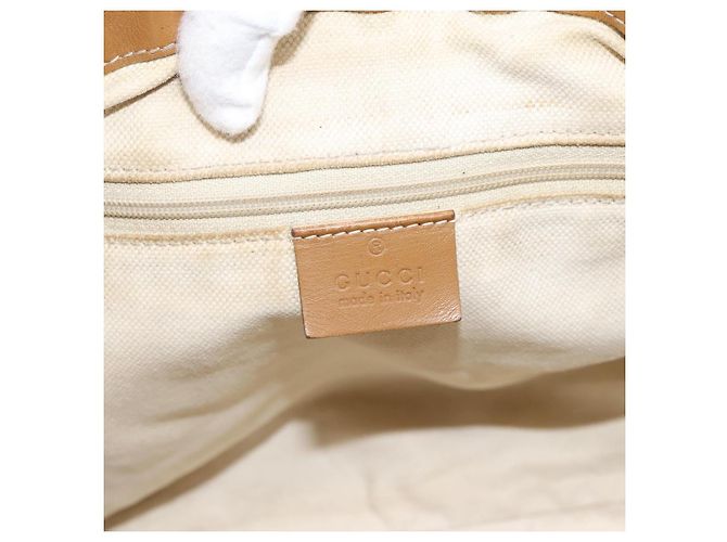 Borsa GUCCI Diamante Sukey Canvas 2way Beige Gold 247902 Auth 201967A D'oro - vista 17