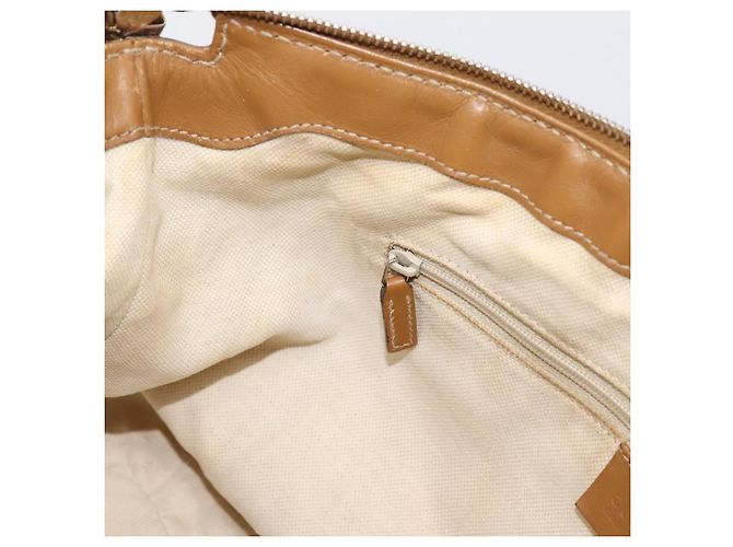 Borsa GUCCI Diamante Sukey Canvas 2way Beige Gold 247902 Auth 201967A D'oro - vista 21