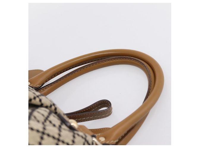 Borsa GUCCI Diamante Sukey Canvas 2way Beige Gold 247902 Auth 201967A D'oro - vista 8