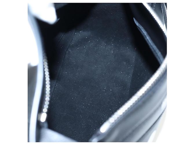 Borsa LOEWE Puzzle 10 Puzzle Bag Small in pelle 2way Nero Argento Auth 198606SM - vista 10