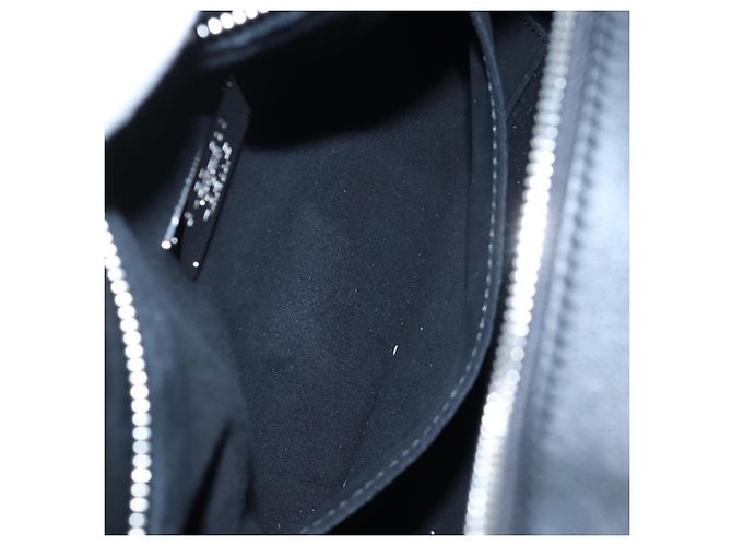 Borsa LOEWE Puzzle 10 Puzzle Bag Small in pelle 2way Nero Argento Auth 198606SM - vista 27