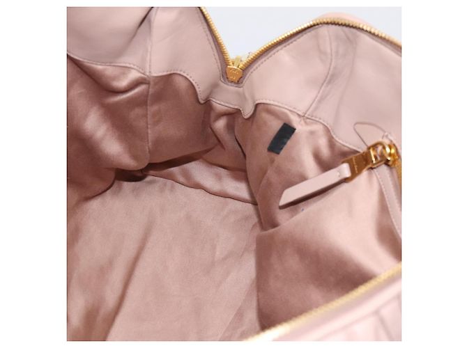 Bolso Miu Miu Matelassé de piel 2way Rosa Oro Auth ka5983A - vista 20