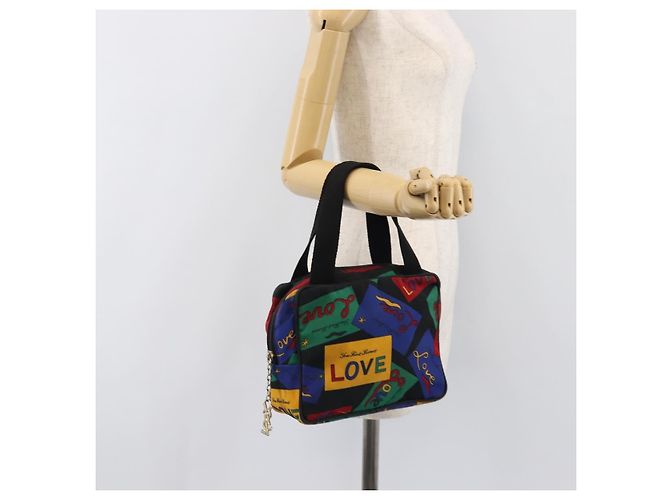 Borsa a mano SAINT LAURENT Nylon Multicolor Gold Auth ka6053 Multicolore D'oro - vista 21