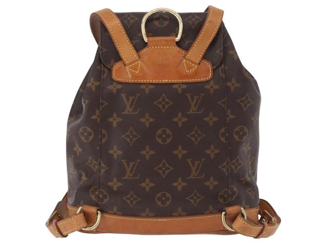 Zaino LOUIS VUITTON Monogram Montsouris MM M51136 LV Auth 198374 Monogramma - vista 2